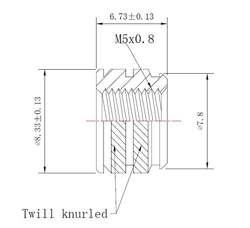 [Australia - AusPower] - [initeq] M5-0.8 M5 Threaded Heat Set Inserts for 3D Printing (20, Short) 20 