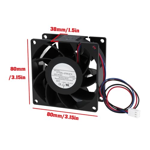 Create idea 3115RL-07W-B79 Cooling Fan DC48V 0.43A