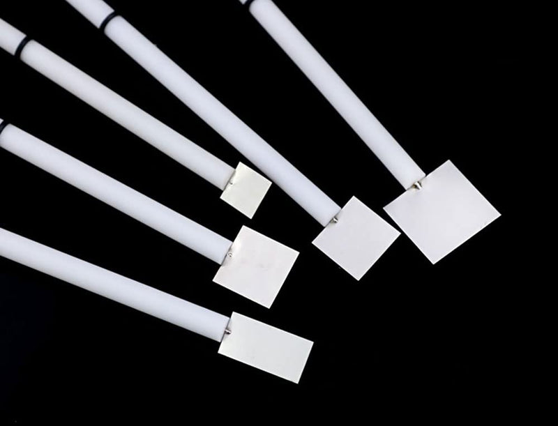 [Australia - AusPower] - Platinum Electrode, Electrochemistry Electrolytic Analysis Pt Electrodes, Purity 99.99% Platinum Plate Electrode, Coated with PTFE Insoluble Anode for Substance Analysis 1 Pcs (10X10X0.1mm) 10*10*0.1mm 