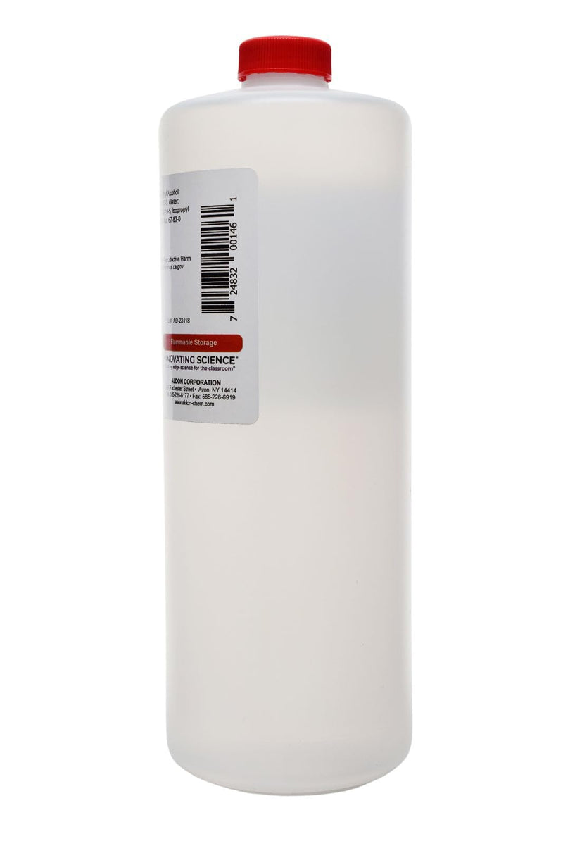 ALDON Innovating Science Laboratory-Grade Denatured Ethyl Alcohol, 95%, 1L (33.8 Ounces) - Not for Use on Body or Skin Denatured with Isopropyl Alcohol