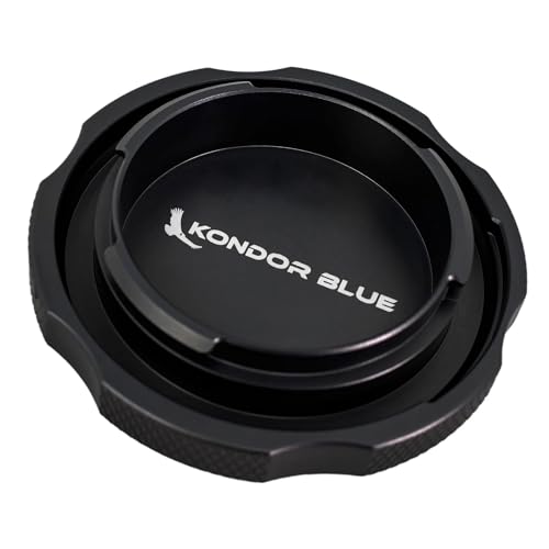 KONDOR BLUE | E Cine Mount Compatible with Sony | Metal Body Cap for Camera Lens Port | Protect Sensor and Port from Dust and Scratches | Low-Profile, Heavy-Duty | Black E-Mount