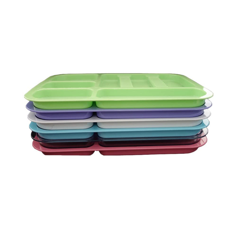 [Australia - AusPower] - Dental Instrument Tray Autoclavable Plastic Divided Trays Size B (13 x 9.4") for Medical Instrument Set Lab Tatto and Beauty Salon (Blue) Blue 