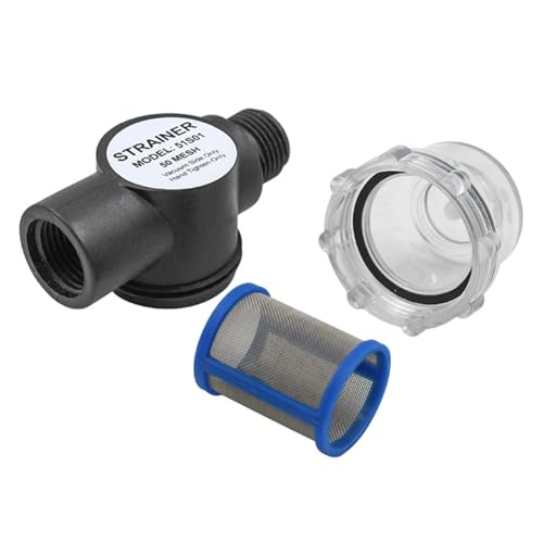 1/2"-14UNC Female Thread Inline Filter, 50 Mesh Mesh Sieve, Suitable for Oil, Piping and Other Systems