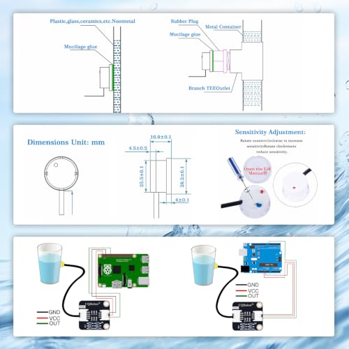 CQRobot Capacitive Non-Contact Liquid Level Sensor for Arduino Raspberry Pi Non-Contact Type-1
