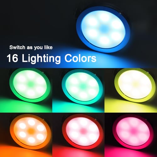 Pack of 2 3D Printer LED Lamp Kit for Bambu Lab A1/A1mini/P1S/P1P/X1C, 3D Printer Part LED Light Strip Lighting Strip Model Set with USB Adapter, Night Light Models Replacement, RGB Light 2 pieces (1 plug with 2 USB ports)