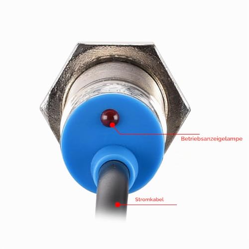 Heschen Inductive Proximity Switch, LJ12A3-4-Z/BX, Detector 4mm, 10-30VDC 200mA, NPN, Normally Open (NO), 3 Wires (2) 2