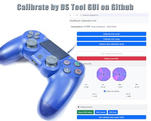 ElecGear 4x TMR Joystick and Desoldering Heating Plate Replacement for PS4 Controller, TMR Hall Control Stick and Solder Brads Repair Tools - (TMR-DS4FU) PS4 and others