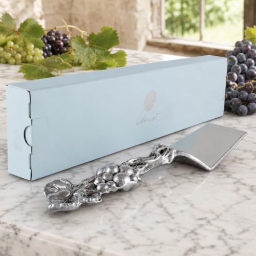 Arthur Court Grape Cake/Lasagna Server - Sand Cast Aluminum - Elegant Serving Tool - 10.75 Inch Long