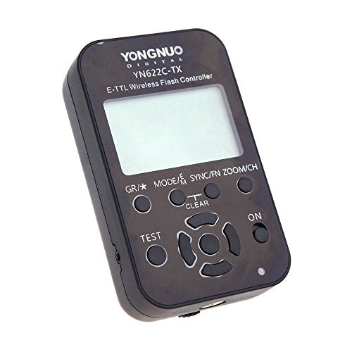 YONGNUO YN622C-TX YN622C TX 7-Channel E-TTL Wireless Flash Controller with LCD Interface for Canon DSLR/ YN622C/ YN622C II/ YN685