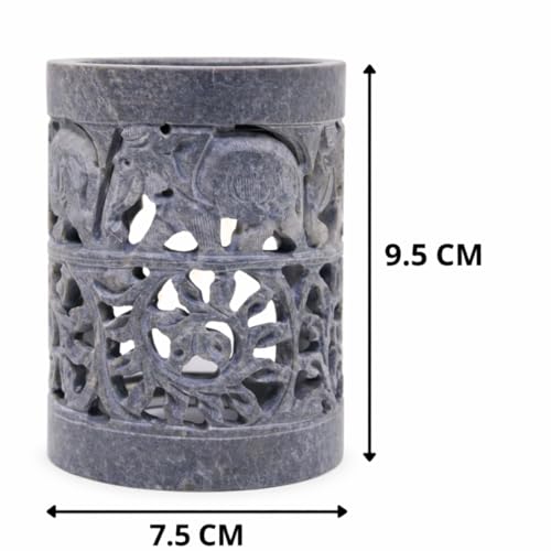 Marble Soapstone Candle Tea Light Holder