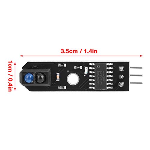 IR Infrared Obstacle Avoidance Sensor Module for 1 Channel 1 mm - 25 mm TCRT5000 Infrared Reflection Tracking Sensor Module Smart Car Black/White Line Detection Pack of 3 | Obstacle Avoidance 1 Channel Line Tracking for Smart Cars