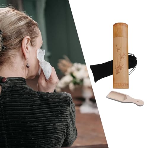 Biodegradable Bamboo Scattering Urn for Human Ashes