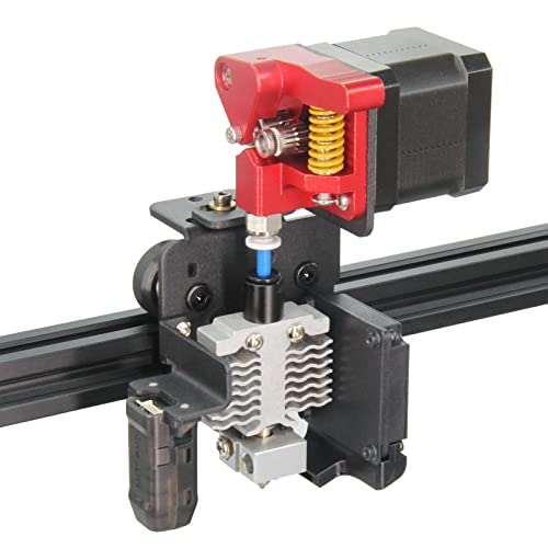 Ender 3 Neo 3D Printer Upgrade Direct Drive Plate with Dual Gear Extruder with Stepper Motor Only for Ender 3 Neo,Ender 3 Max Neo (Plate+Dual Extruder+Motor Kit) Plate+Dual Extruder+Motor Kit
