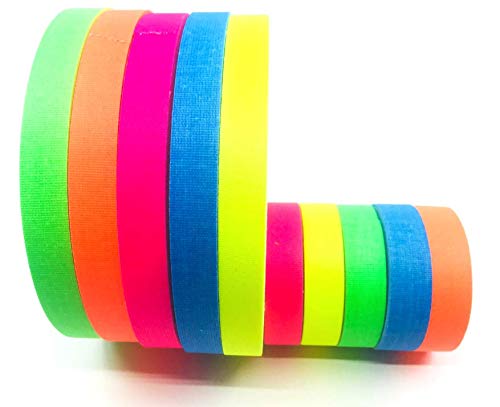 [Australia - AusPower] - Gaffer Power Spike Tape | PROUDLY MADE in The USA Gaffer Tape | 5 Bright Colors 1/2 Inch X 20 Yards 