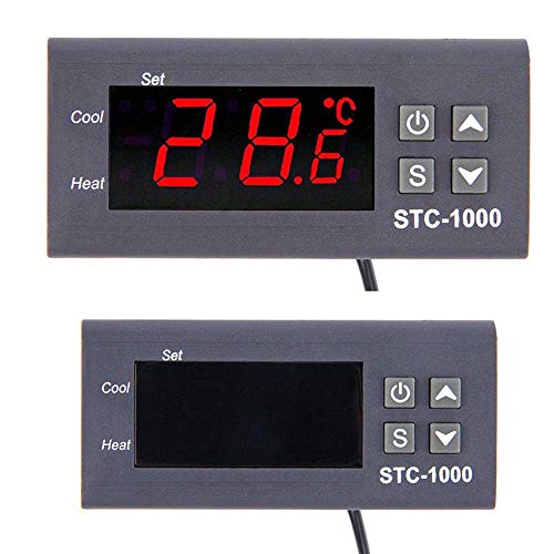 DollaTek Digital STC-1000 220V General Purpose Temperature Controller Thermostat with Sensor