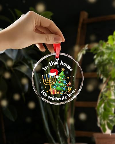 Hanukkah Gifts for Women Men, Hanukkah Christmas Tree Ornaments 2026 Hanukkah Ornaments