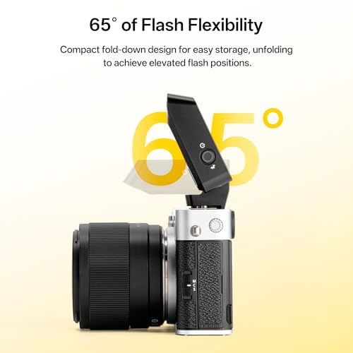 VILTROX Vintage Z2-S Mini Flash Speedlite, GN6 Powerful 6500k TTL On-Camera Flash Light with 5 Power Levels, 700 Full-Power, 10Ws Output, 2s Recycle, Mini Camera Flash Compatible with Sony Cameras