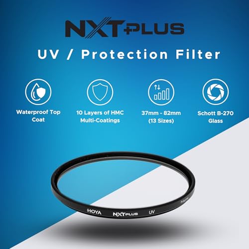 HOYA 77mm NXT Plus UV Filter Schott B270 Glass HMC Multi-Coated Waterproof 77 mm