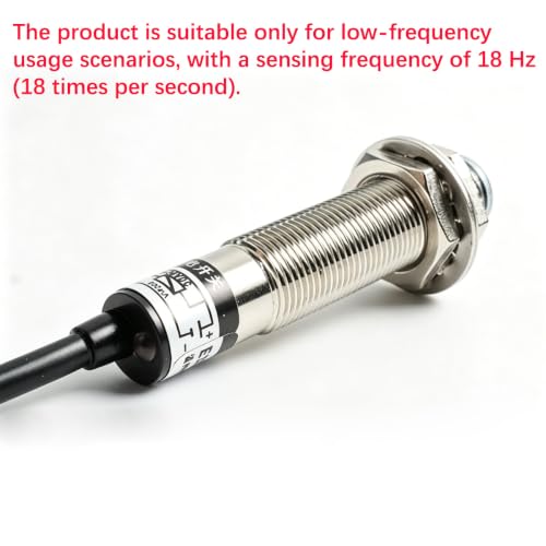 Gebildet M12 Diffuser Photoelectric Sensor E3F-DS5C44, DC 6-36V/0.15A NO Infrared Proximity Switch, 5 cm Detection Distance, Non-Transparent Object Detection Photoelectric Switch E3F1-DS05C4