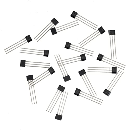 A3144 Linear Hall Effect Sensor 3 Pin Magnetic Detector for Arduino (Pack of 20)
