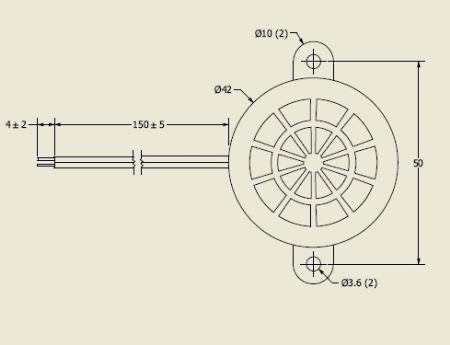 [Australia - AusPower] - 12VDC Programmable Buzzer Wide Frequency Range 12VDC Rated Voltage 