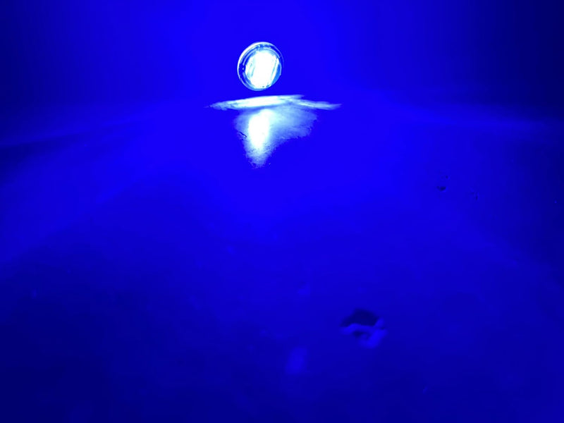 [Australia - AusPower] - 50pcs 3/4 side marker lights Blue Clearance Lamp Small Round Amber LED Side Marker Indicator Turn Signal Light Truck Trailer Bus Marine RV Automobiles Flatbed with heat shrink butt connectors 50pcs 