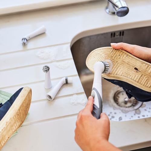 Lakeland Electric Scrubber Household Cleaning Brush with 4 Heads One Size