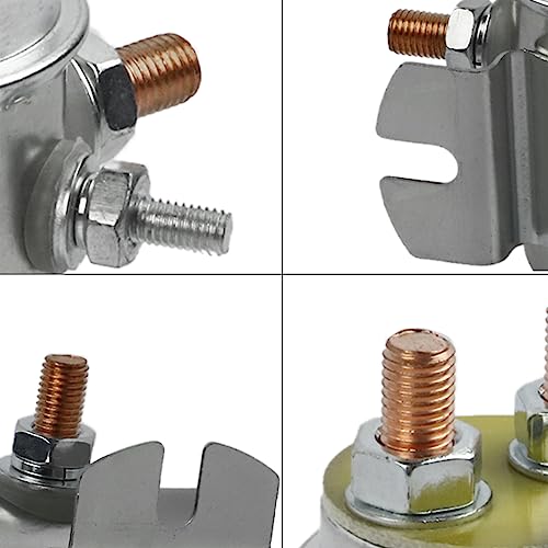 Wai Danie Continuous High Performance Switch Relay Solenoid Compatible with Prestolite & Ramsey Winch Electric Golf Cart Car Crane Boom Winch 6 Terminal 12V