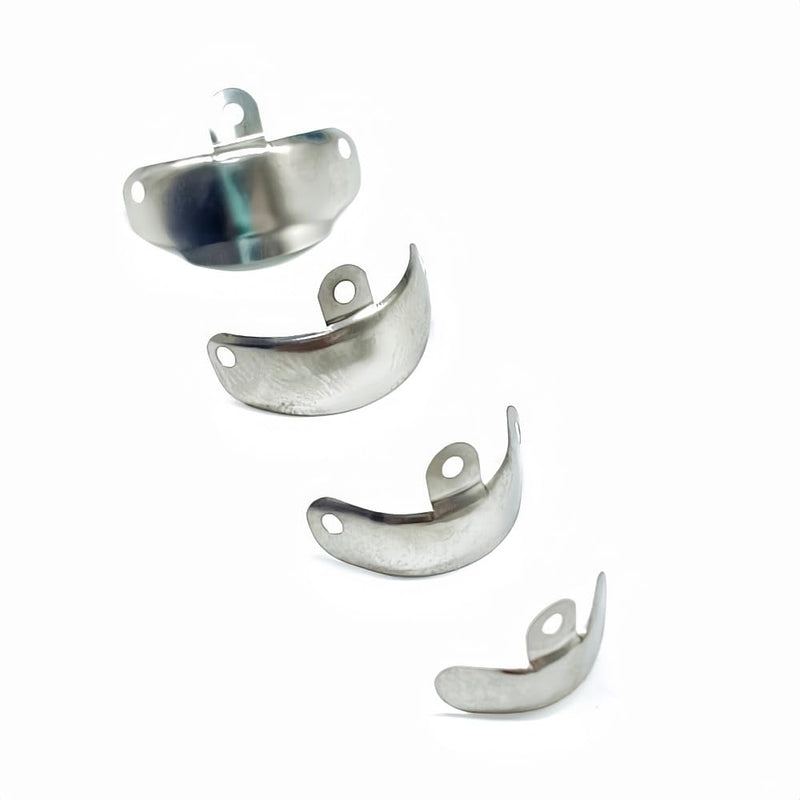 [Australia - AusPower] - 80pcs New Dental Sectional Contoured Metal Matrices Matrix Wedges Set with add-on Wedges Rubber Wedges,Matrix Clips 
