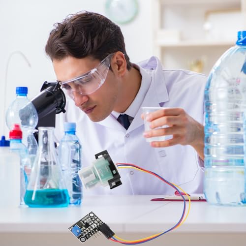 Turbidity Sensor Module - Water Quality Monitor Particles Sensor -Turbidity Sensor Level Tester Water Quality Monitoring Sewage Turbidity Value Detection Module TSW-20M