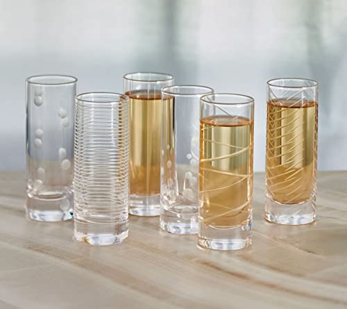 Mikasa Cheers Set of 6 Shot Glasses, 3.5 Ounce 3.5 Ounces