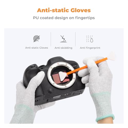 K&F CONCEPT Double-Tipped APS-C Sensor Cleaning Kit with Sensor Cleaner 16mm