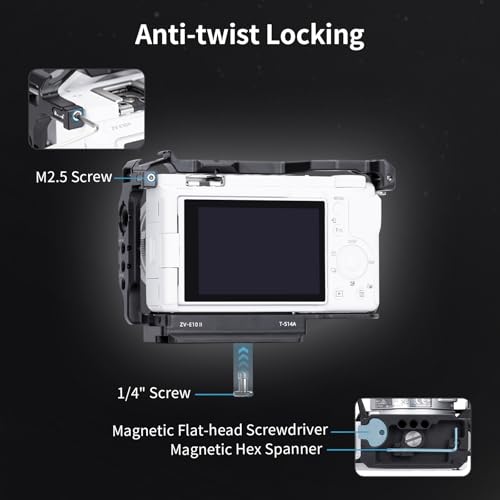 Nitze Cage for Sony ZV-E10 II Camera - T-S14A