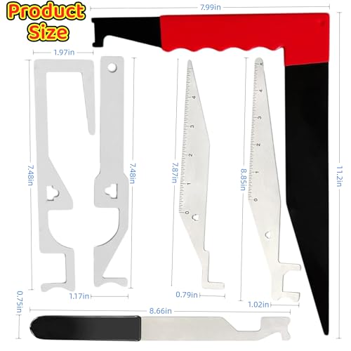 Fenixioraa 6-piece white firefighter multitool kit with emergency firefighting tools for responders and warehouses