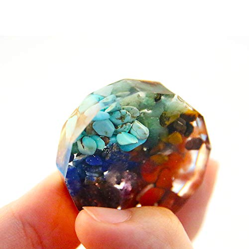 Acxico 1pcs Orgonite Pendant Sri Yantra Necklace Sacred Geometry Chakra Energy Necklace Gift