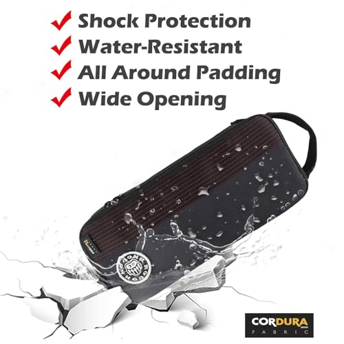 RE ROUGH ENOUGH 12-inch Cordura small tool bag with red interior and EDC pouch design