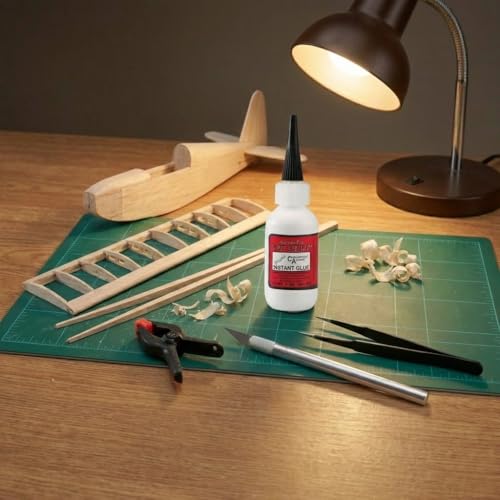 Satellite City Hot Stuff Original Thin Instant CA Wood Glue, 2oz bottle
