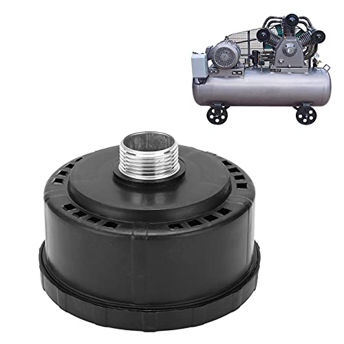 [Australia - AusPower] - 3/4 25mm Air Compressor Silencer, Plastic Shell Round Muffler Filter Intake Dia 80mm 