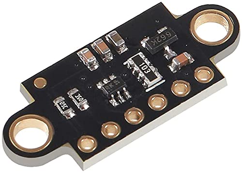 2 x VL53L0X Time-of-Flight (ToF) Laser Ranging Sensor Breakout 940nm VL53L0X V2 Laser Distance Module I2C IIC (Black) black
