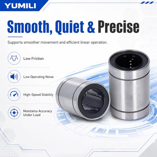 2pcs Linear Motion Bearing Ball 30mm ID 45mm OD 64mm Long for LM30UU CNC Machine
