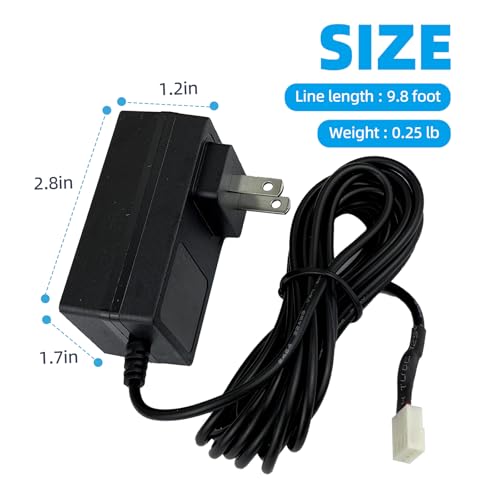 ANYINELEC water softener power transformer, 15V DC adapter model V3186-06 for filtration replacement parts