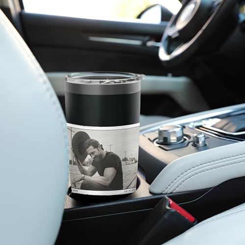 Riley Green Photo Stainless Steel Insulated Tumbler Black 20 Ounces