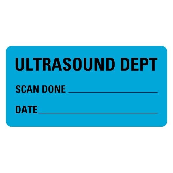 Ultrasound DEPT Medical Labels
