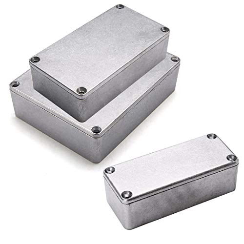 Die-Cast Aluminum Waterproof Case for Electronic Projects and Outdoor Supplies (1 PC-1590B+ 122 x 66 x 39.5mm) 1590B+ 122 x 66 x 39.5mm