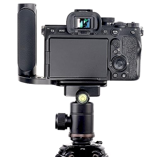 Foto4easy Universal Camera Side Handle Grip with Arca Swiss Plate for Canon Nikon Sony Fujifilm DSLR Camera
