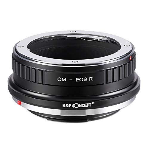 K&F Concept Lens Mount Adapter Compatible for Olympus OM Lens to Canon EOS R Camera Body