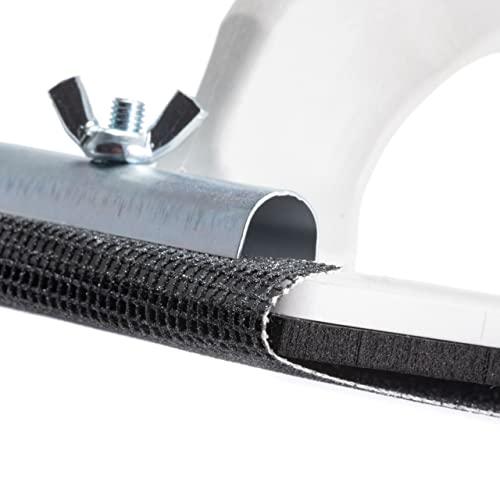 COMENSAL Hand Sander Set 230 x 80 mm - Plaster Set - Professional Hand Sander - Plaster Tool - with Metal Clamping Handle and Sanding Mesh Lines - Made in EU