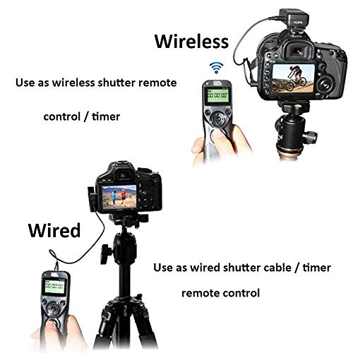 Pixel Timer Shutter Release TW283-N3 Wireless Remote Control for Canon 5D Mark III/ 5D Mark IV/ 5D 6D /7D Mark II/ 7D R5 R5C 50D 40D 30D D60 D30 1DX MARKII