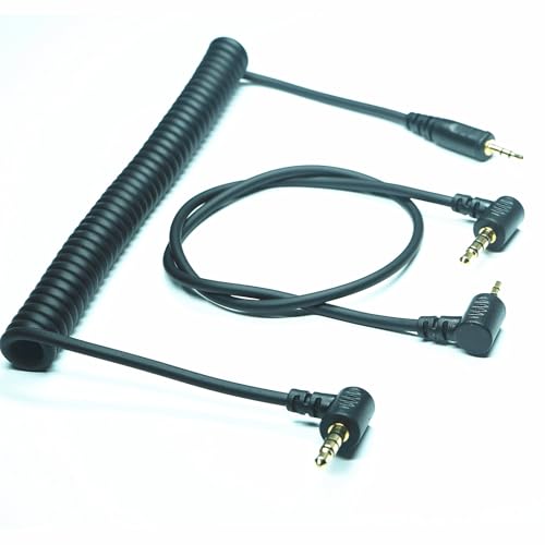 2.5MM-SL2 Shutter Release Cable is Suitable for Leica Camera SL2/SL2S/SL3/SL3S Focusing and Photography Cables It is Suitable for Connecting to Camera Remote Controls Such as JJC/Pixel 221/aodelan 2.5mm-SL2 2pcs