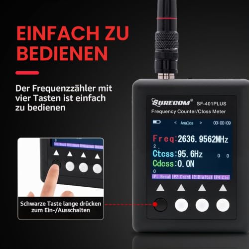 Gam3Gear Surecom SF401 Plus Hand Held Frequency Counter